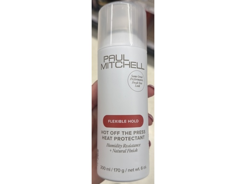 Paul Mitchell Hot Off The Press Heat Protectant, Flexible Hold, 6 oz/200 mL