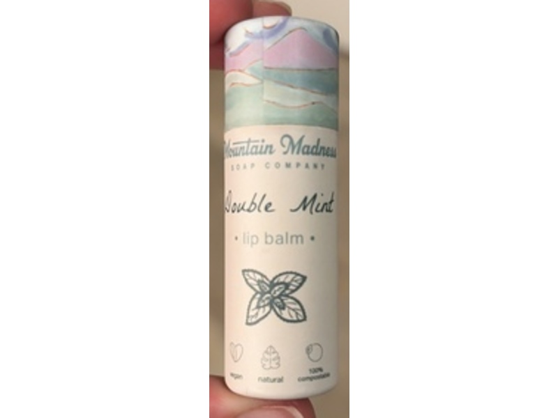 Mountain Madness Lip Balm, Double Mint, 0.15 oz