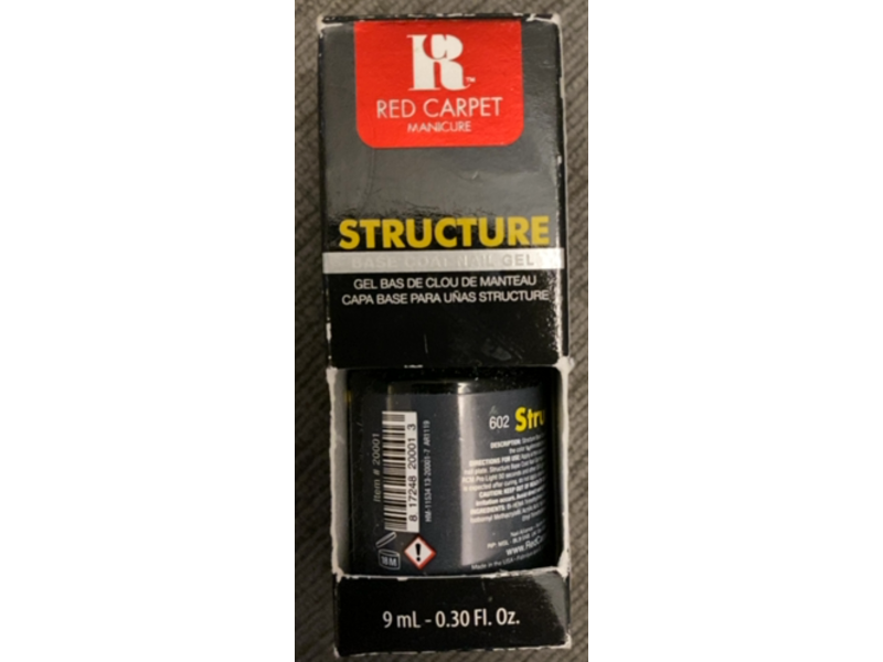 Red Carpet Manicure Structure Base Coat, 0.30 fl oz/9 mL