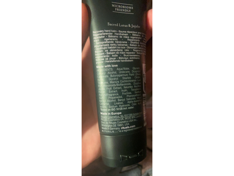 Rituals Recovery Hand Balm, The Ritual Of Jing, 23 fl oz/70 mL