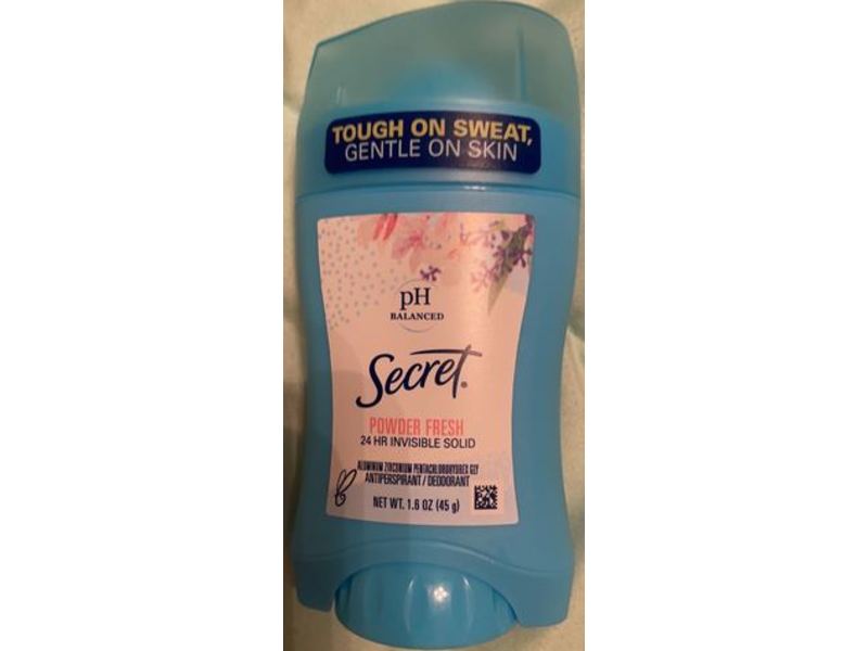Secret Antiperspirant Deodorant, Powder Fresh, 1.6 oz/45 g