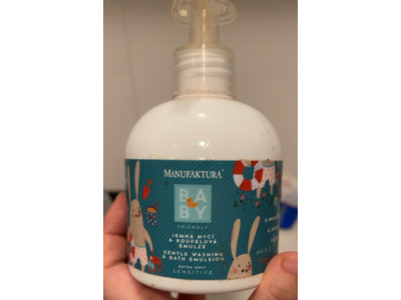 Manufaktura Baby Gentle Washing & Bath Emulsion, 10.8 fl oz/320 mL