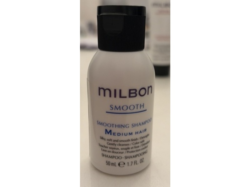 Milbon Smooth Smoothing Shampoo, Medium Hair, 1.7 fl oz/50 mL