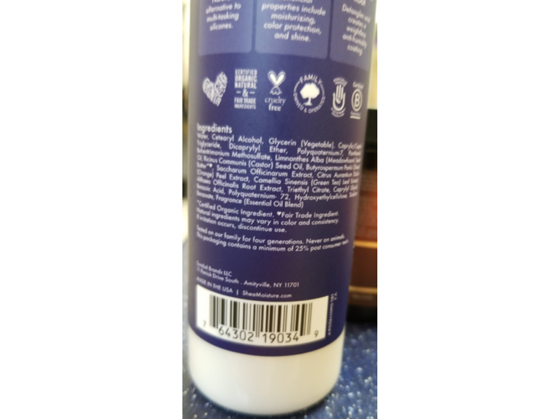 Sheamoisture Silicone Free Miracle Styler Leave-In Treatment, Sugarcane Extract & Meadowfoam Seed, 8 fl oz/237 mL