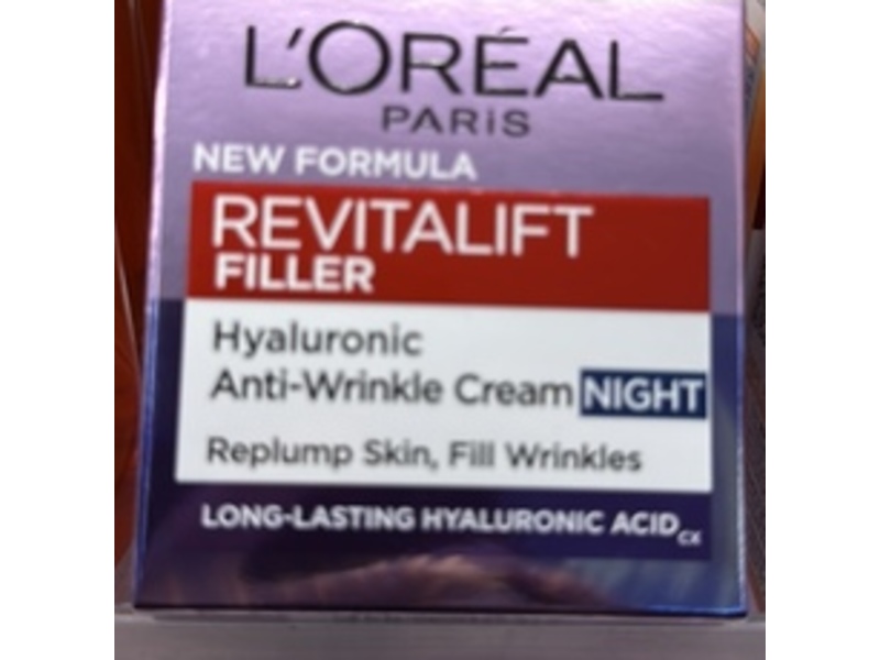 Loreal Paris Revitalift Filler Hyaluronic Anti-Wrinkle Cream, 50 mL