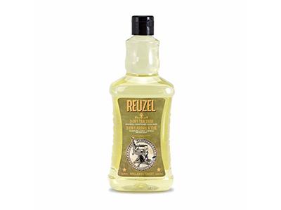 Reuzel 3-In-1 Tea Tree Shampoo, Cleanses Hair and Body, 33.81 oz/1000 mL
