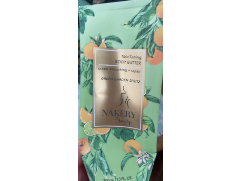 Nakery Beauty Skin Toning Body Butter,10 fl oz/300 mL