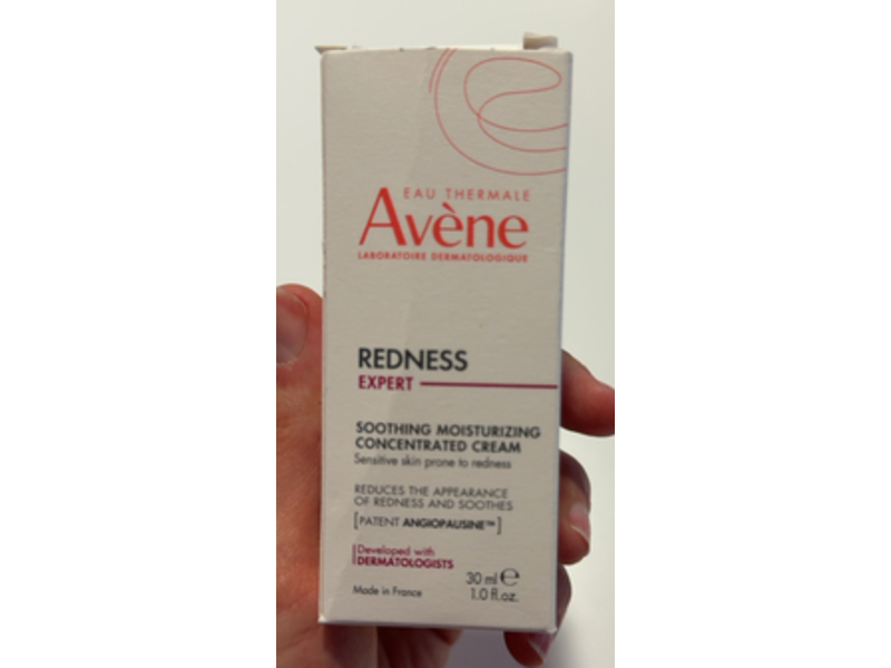 Avene Redness Expert Soothing Moisturizing Concentrated Cream, 1.0 fl oz/30 mL