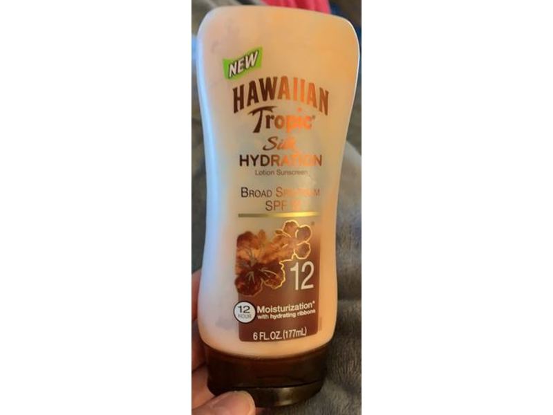 Hawaiian Tropic Silk Hydration Sunscreen, SPF 12, 6 fl oz/177 mL, Pack Of 2