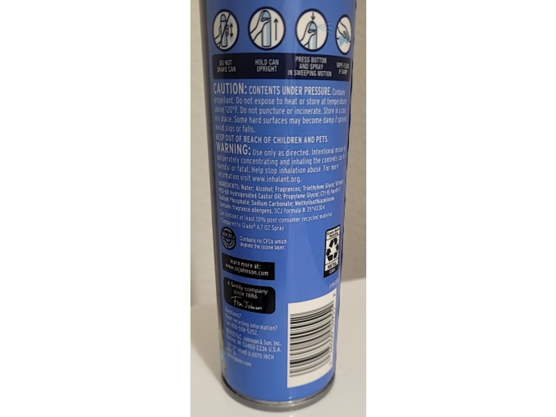 Glade Fresh Air Freshener, Juniper & Teak, 8.3 oz/235 g, Pack Of 6