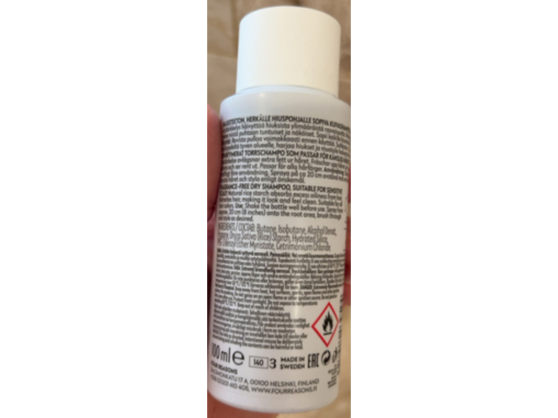 No nothing Sensitive Dry Shampoo Foam, 2.11 oz/59.8 g