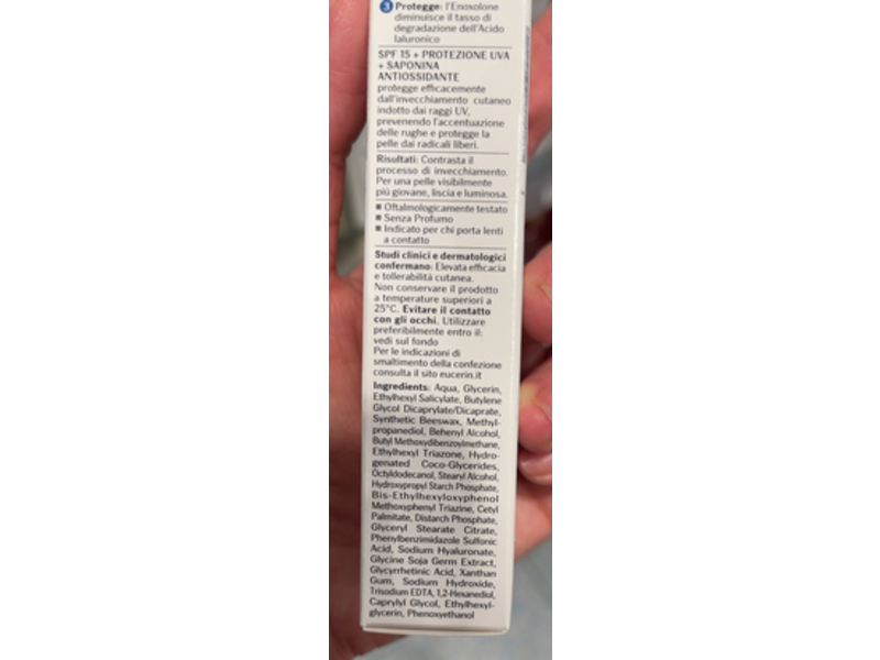 Eucerin Anti-Age Hyaluron Filler Eye Cream, 15 mL