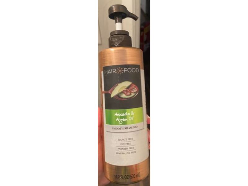 Hair Food Smooth Shampoo, Avocado & Argan Oil, 17.9 fl oz/530 mL, Pack Of 2