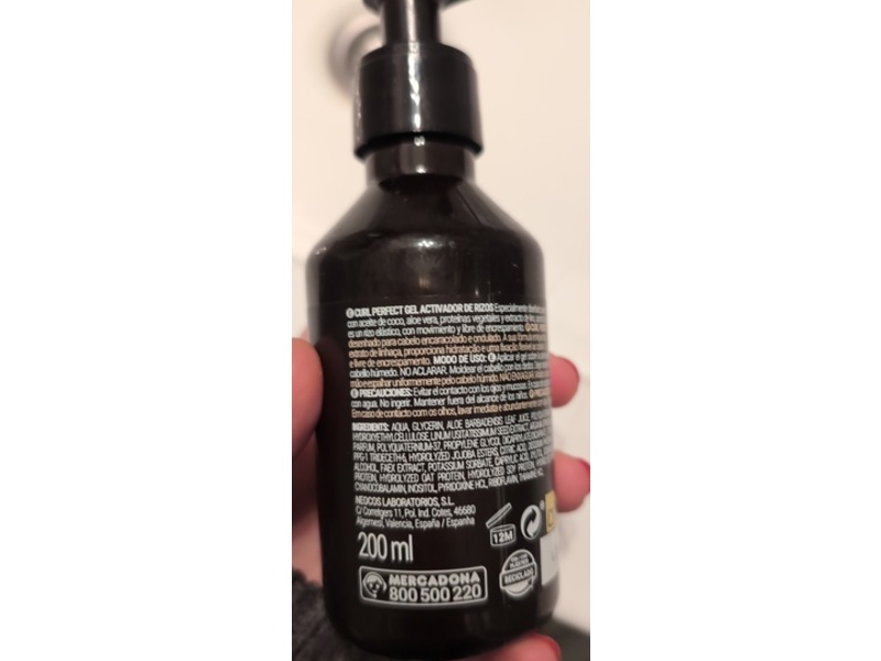 Deliplus Curl Perfect Activator Gel, Fix 3, 200 mL