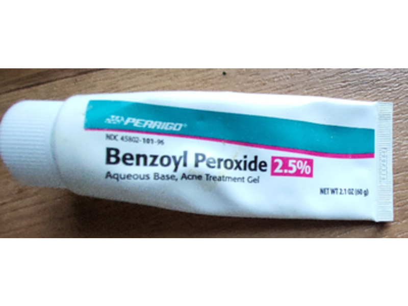 Benzoyl Peroxide 2.5% Gel, 2.7 oz/60 g, Perrigo (Rx)