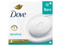 Dove Moisturizing Beauty Bar Soap, Sensitive , 3.75 fl oz, Pack Of 12 - Image 2