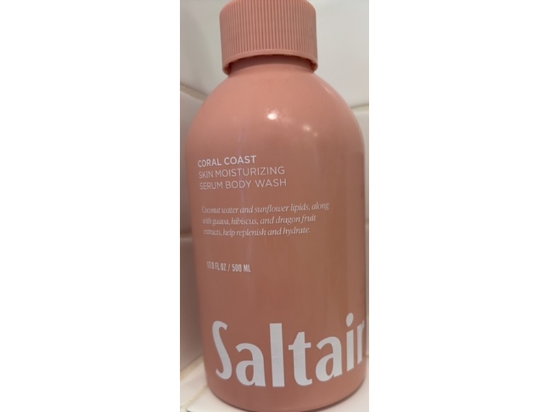 Saltair Serum Body Wash, Coral Coast, 17 fl oz/500 mL, Pack Of 2