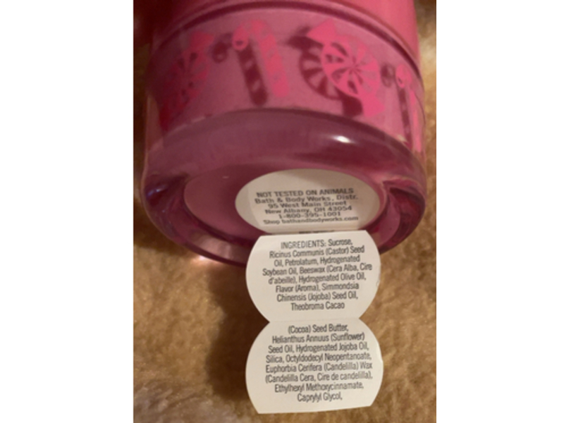 Bath & Body Works Exfoliating Lip Scrub, Twisted Peppermint, 0.5 oz/15 g