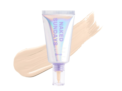 Naked Sundays Beauty Screen Mineral Peptide Foundation Tint, SPF 50, Shade 1, 1 fl oz/30 mL