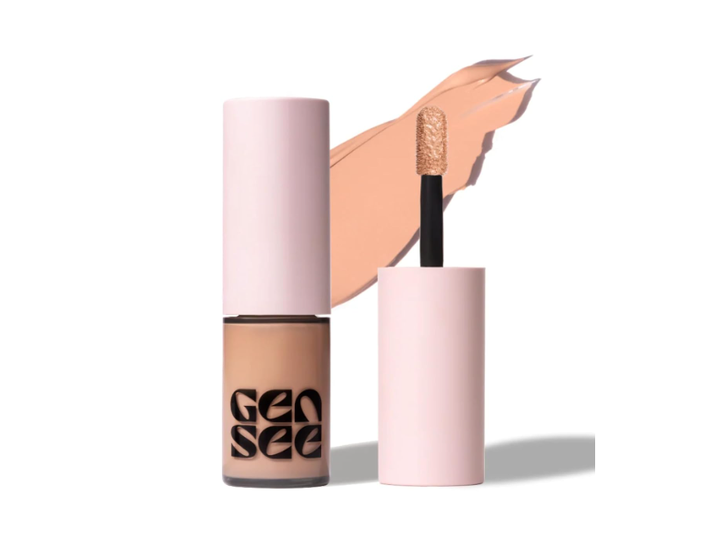 Gen See Mixed Media Matte Liquid Eyeshadow, Linen 04, 0.23 fl oz/7 mL