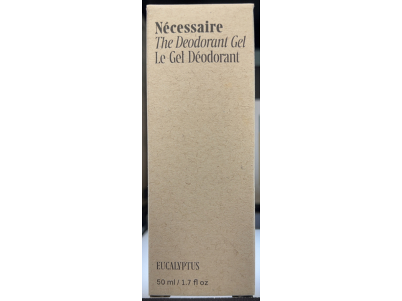 Necessaire The Deodorant Gel, Eucalyptus, 1.7 fl oz/50 mL