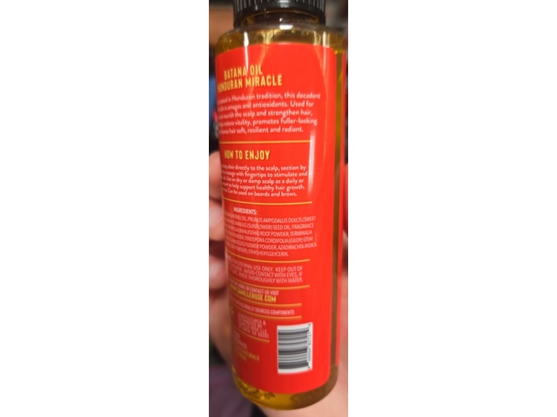 Camille Rose Honduran Miracle Batana Oil, 4 fl oz/118 mL