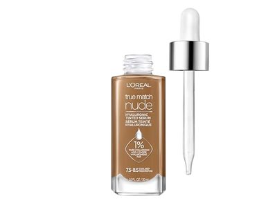 L'Oreal Paris True Match Nude Hyaluronic Tinted Serum, Cool Deep 7.5-8.5, 1 fl oz/30 mL