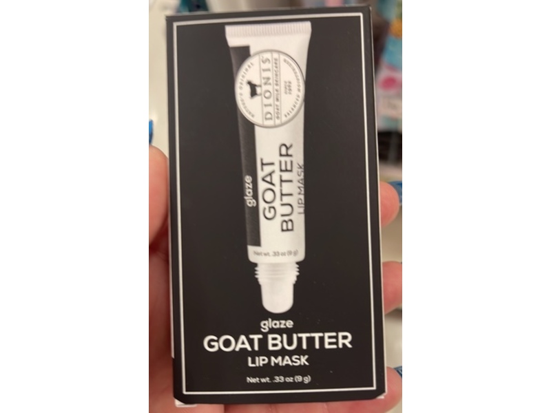Dionis Goat Butter Lip Mask, Glaze, 0.33 oz/9 g
