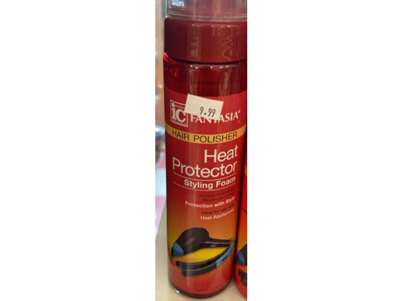 Fantasia Hair Polisher Heat Protector Styling Foam, 8.5 fl oz/251 mL, Pack Of 2