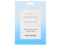 Skip The Spa Hydrating Soothing Sheet Mask, Hyaluronic Acid+ Aloe Vera, 1 Count - thumbnail 1