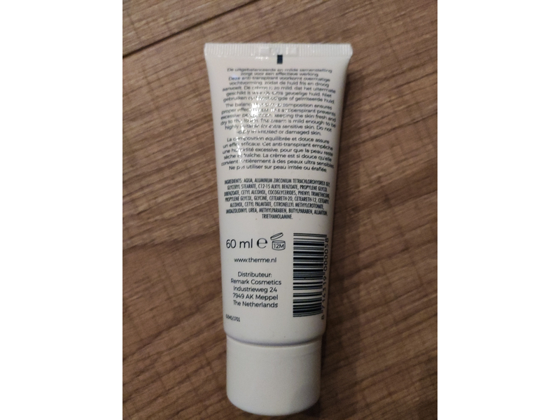 Therme Anti-Transpirant Dry & Sensitive Cream, 60 ml, Pack Of 3