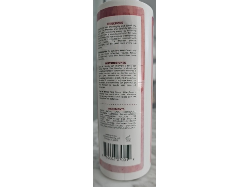 Botanika The Mender Protein Treatment, 12 fl oz/354 mL