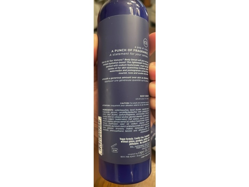 Capri Blue Body Serum, Volcano, 7.75 fl oz/230 mL