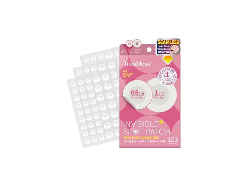 Troubless The Micro Signature Invisible Spot Patch, 123 Count