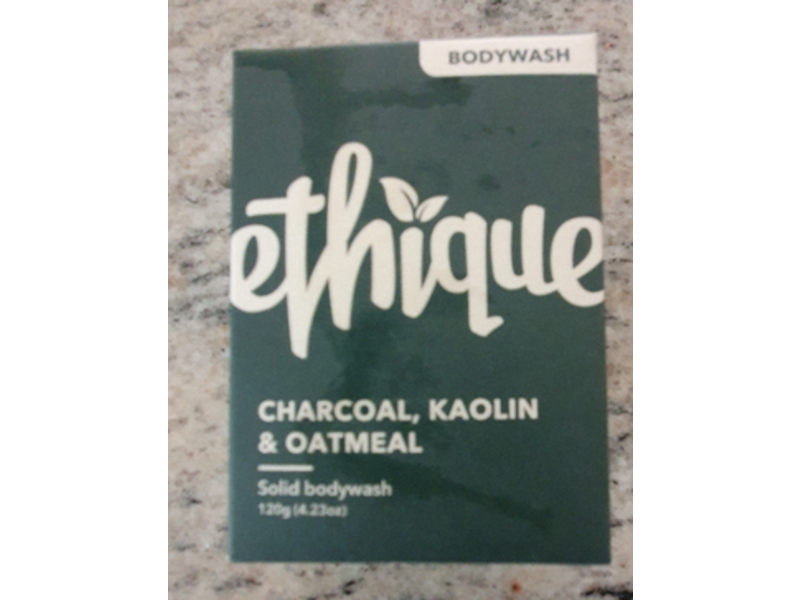 Ethique Solid Bodywash, Charcoal, Kaolin & Oatmeal, 4.23 oz/120 g