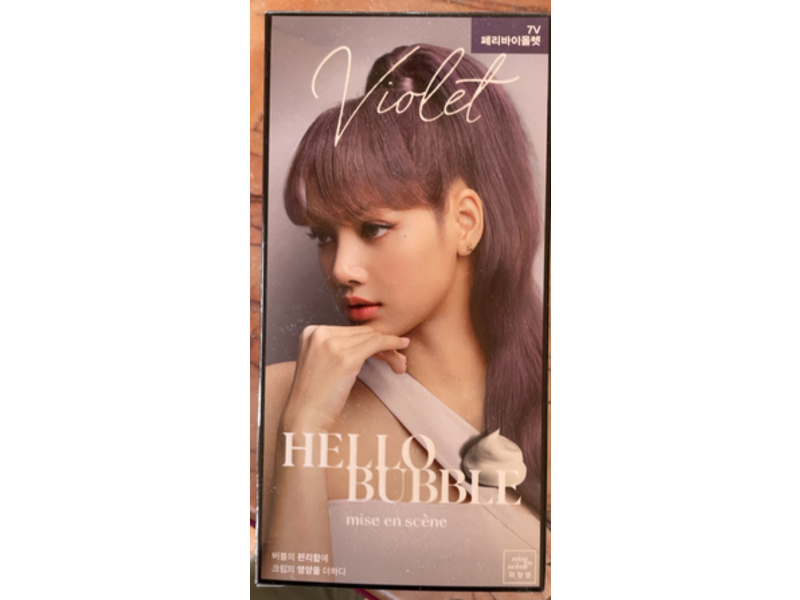 Mise en Scene All New Hello Bubble Hair Colour, 7V Peri Violet