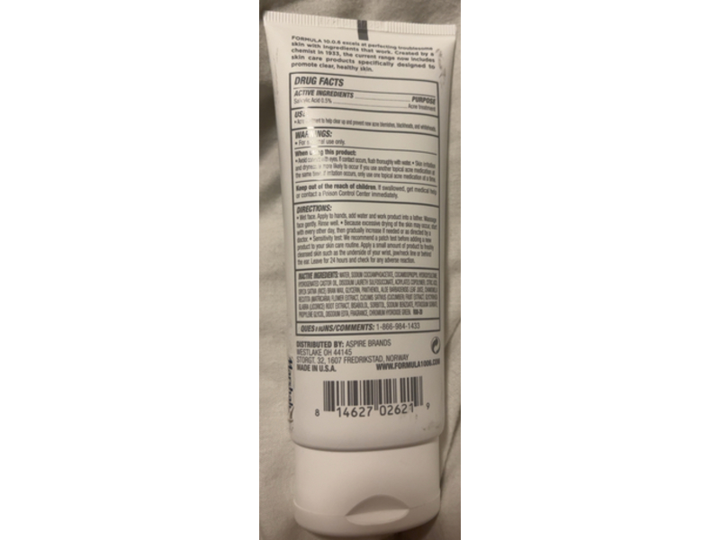 SoClean Formula 10.0.6 Acne-Fighting Super Scrub, 3.4 fl oz/100 mL