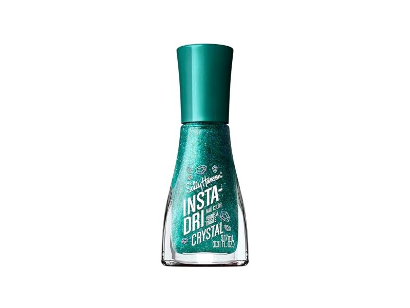 Sally Hansen Insta-Dri Crystal Nail Polish, 122​ Jade Jewel​, 0.31 fl oz/917 mL