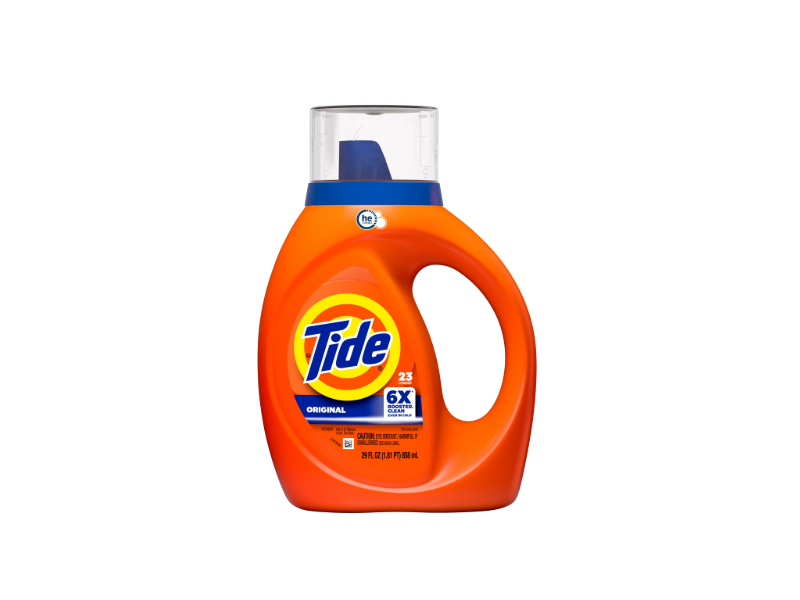 Tide Liquid Laundry Detergent, Original, 23 Loads, 29 fl oz/858 mL