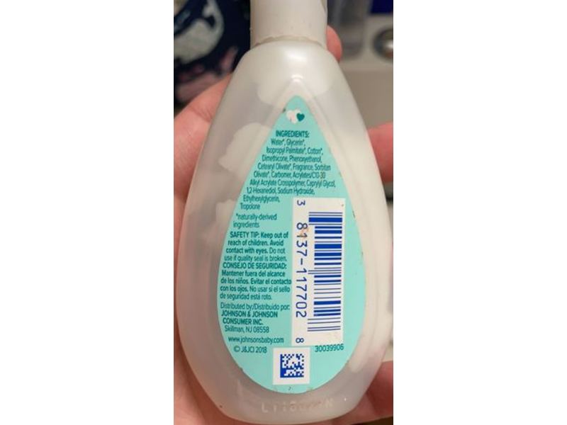 Johnsons Baby Newborn Face & Body Lotion, Cotton Touch, 1.7 fl oz/50 mL