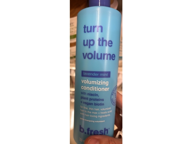 b.fresh Turn Up The Volume Volumizing Conditioner, Lavender Mint, 12 fl oz/355 mL