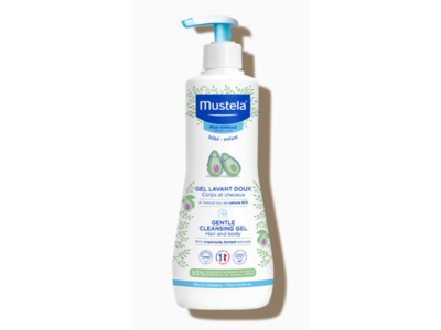 Mustela Hand & Body Gentle Cleansing Gel, 25.35 fl oz/750 mL