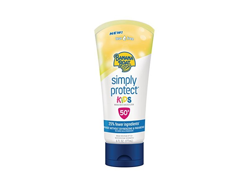Banana Boat Simply Protect Kids Lotion, Spf 50, 6 fl oz/177 mL