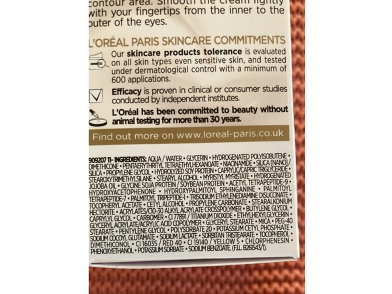 Loreal Paris Age Perfect Re Hydration Care Eye Cream. 0.5 oz/15 mL