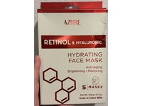 Azure Hydrating Face Mask, Retinol & Hyaluronic, 3.7 oz/105 g, Pack Of 5 - thumbnail 2