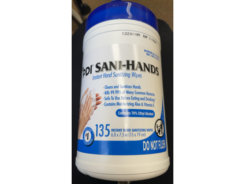 Pdi Sani - Hand Instant Hand Santizing Wipes, 135 Count