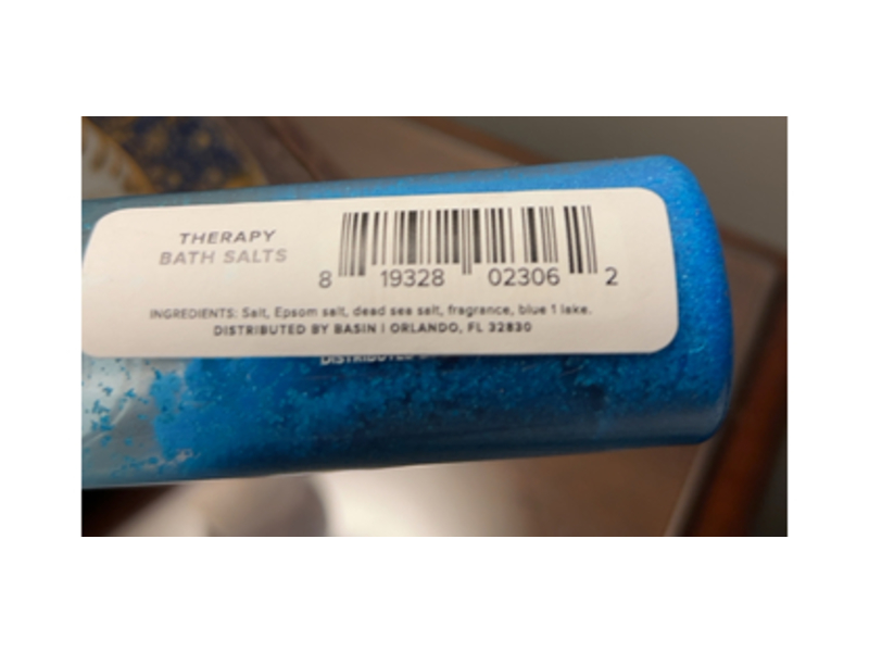 Basin Therapy Bath Salts, 4.25 oz