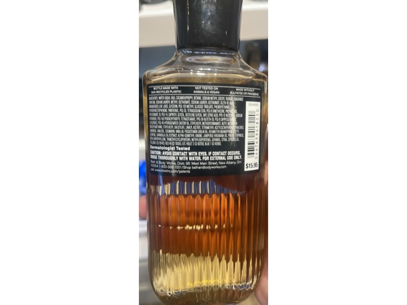 Bath & Body Works The Men's Shop After Dark 3-In-1 Hair, Face & Body Wash, 10 fl oz/295 mL