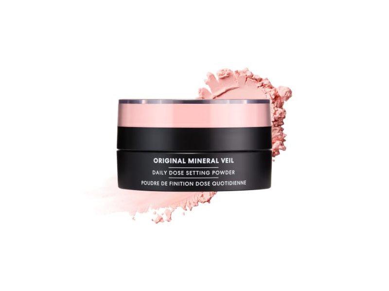 bareMinerals Mineral Veil Daily Dose Setting Powder, Sheer Pinky Peach, 0.45 oz/13 g