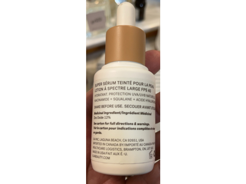 Ilia Super Serum Skin Tint Lotion, SPF 40, Rendezvous ST1, 1 oz/30 mL
